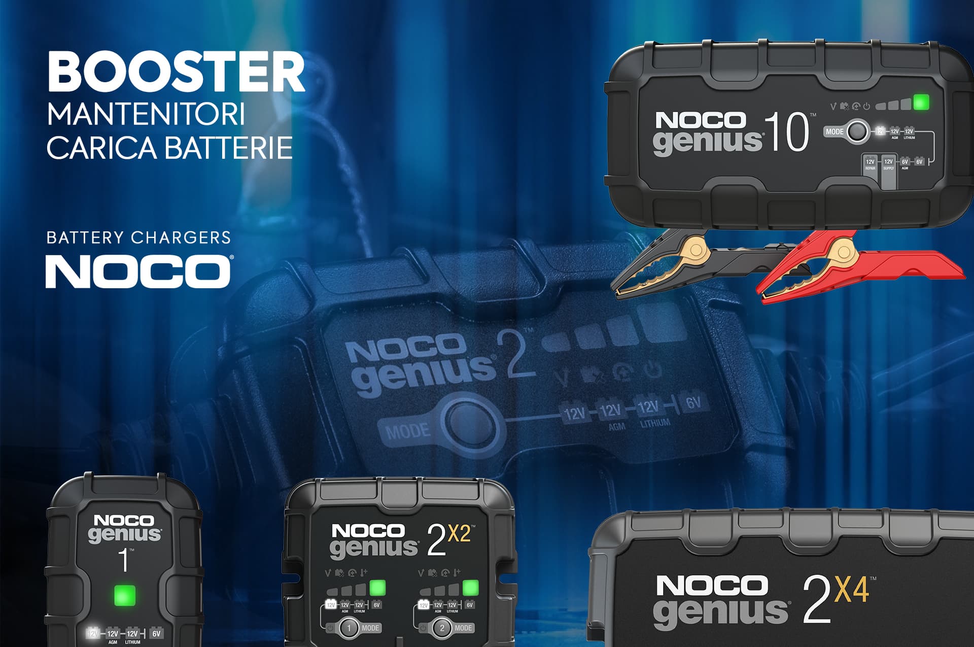 booster e caricabatterie NOCO