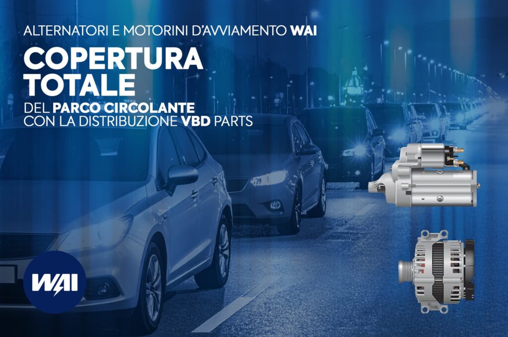 Motorini e alternatori WAI: qualità e disponibilità VBD Parts 7 WAI alternatori motorini