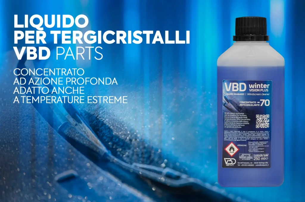 liquido lavavetri VBD Parts Private Label per tergicristalli