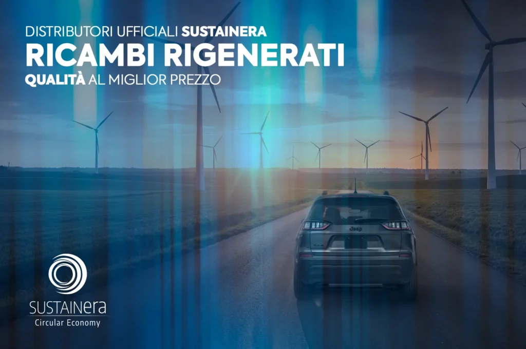 distribuzione ricambi rigenerati SUSTAINera